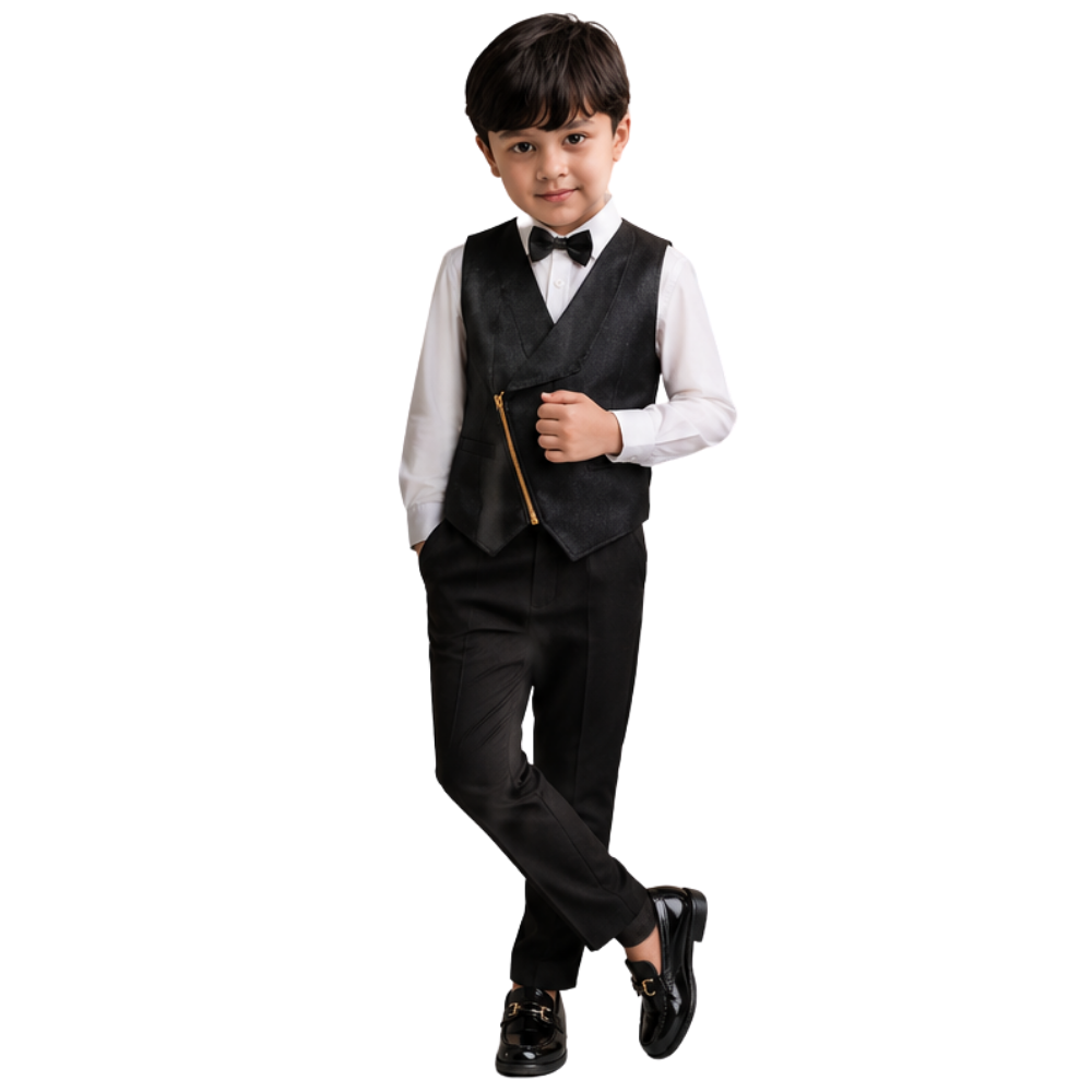 Black rage waistcoat
