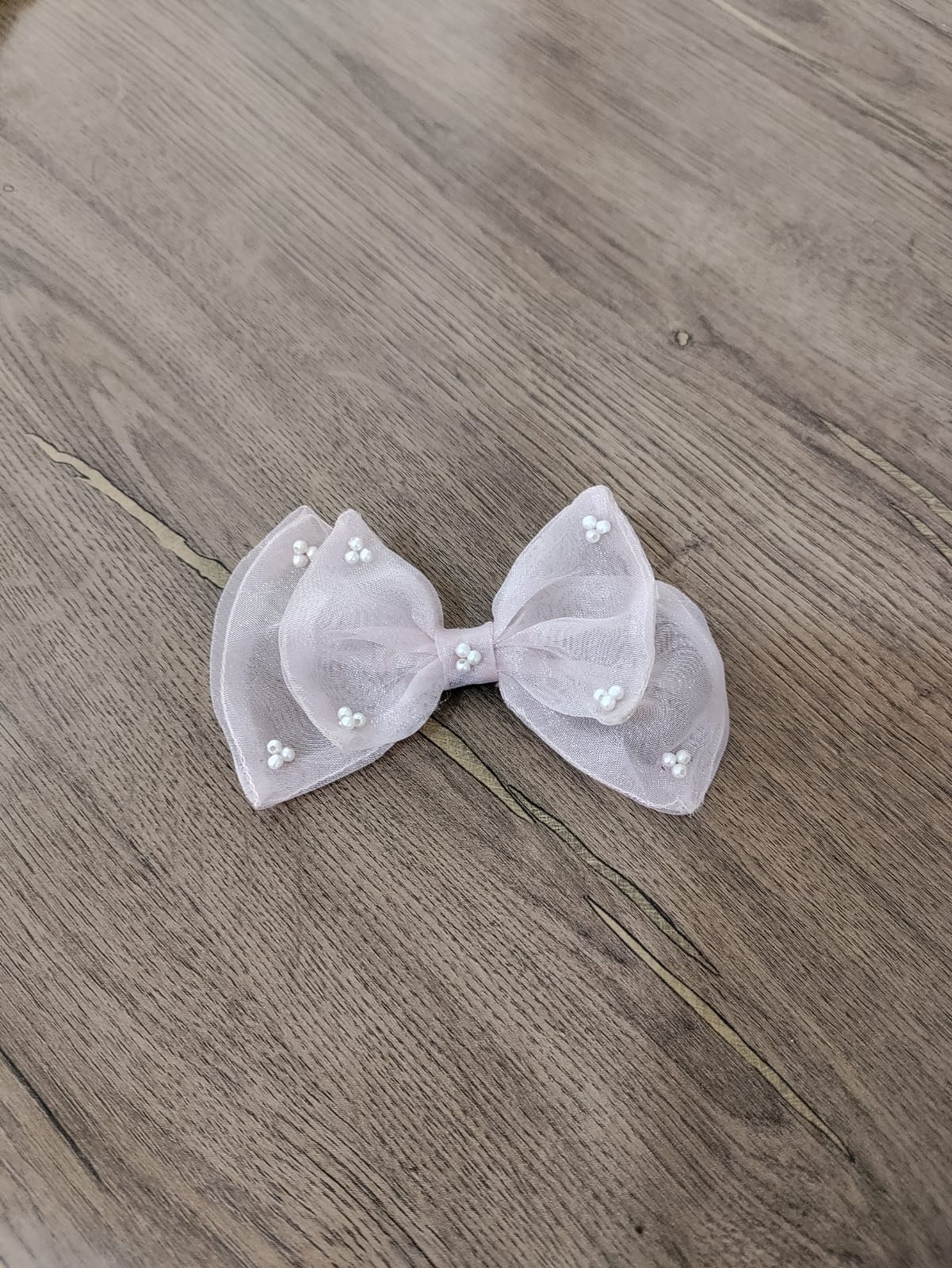 Double bow hair clip