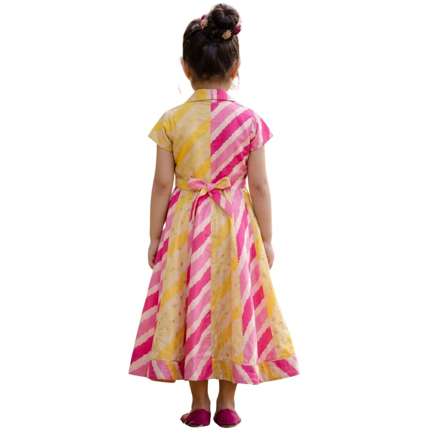 Leheriya Crossing Lehenga