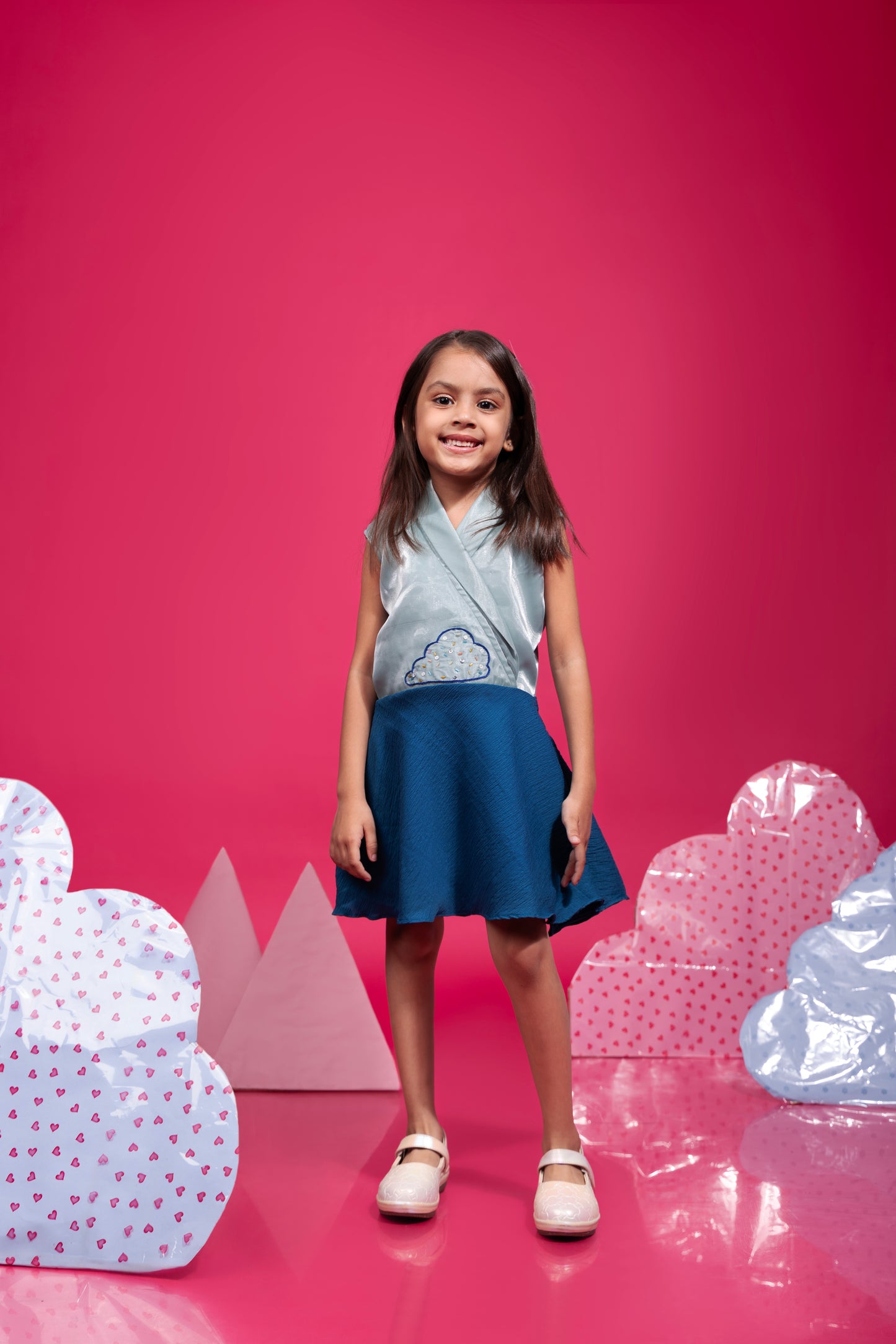 ⁠Head in the cloud frock