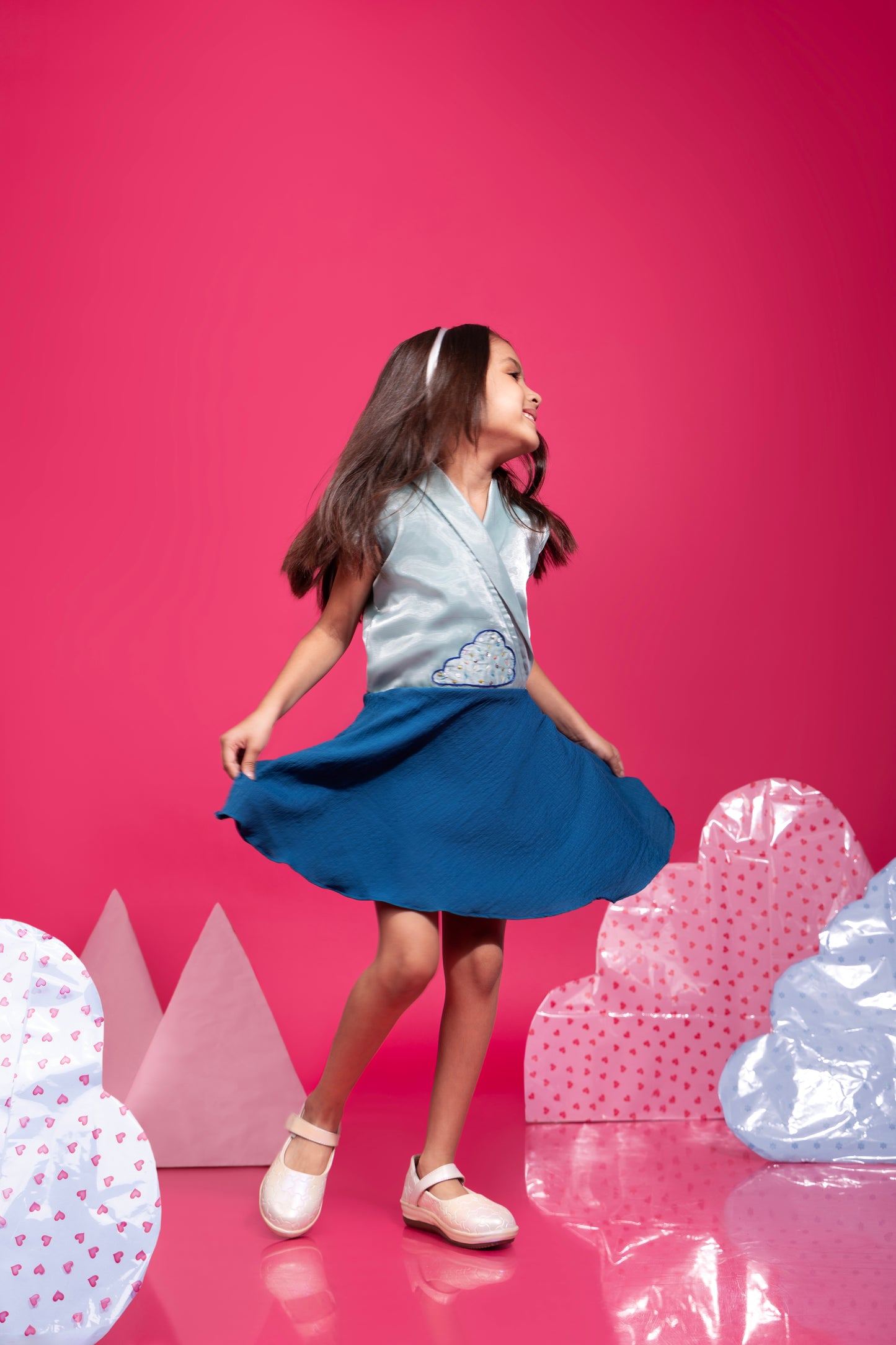⁠Head in the cloud frock