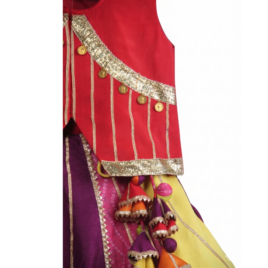 Satrangi Lehenga