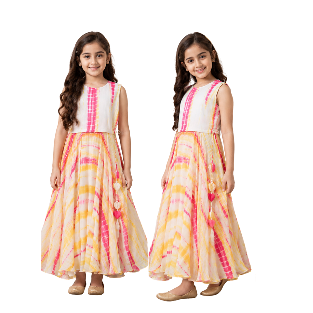 Shibori Tie Dye Lehenga