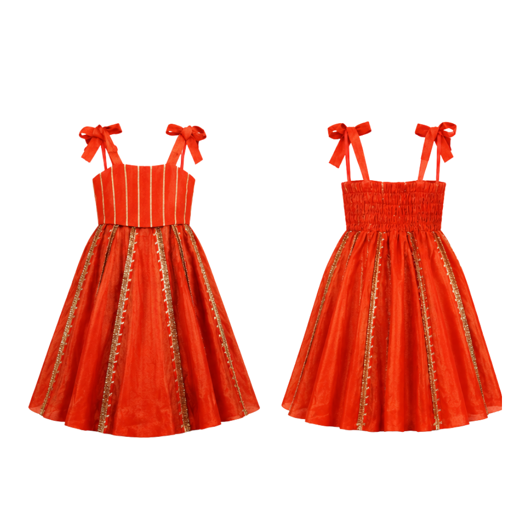 ⁠Marry me Orange Lehenga