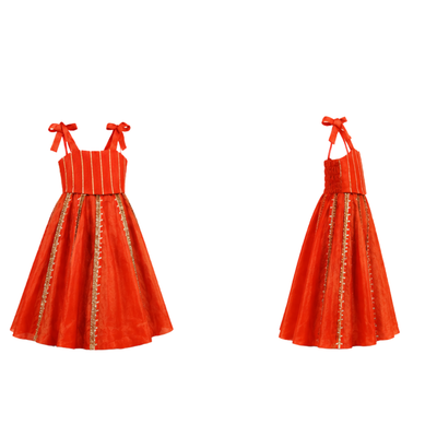 ⁠Marry me Orange Lehenga