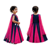 ⁠Boho in denim’s lehenga