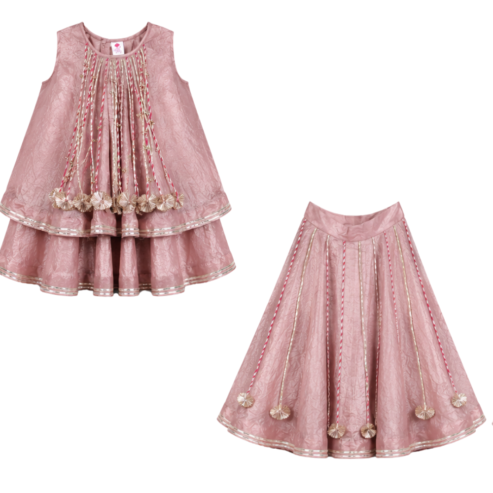 Gota waterfall lehenga