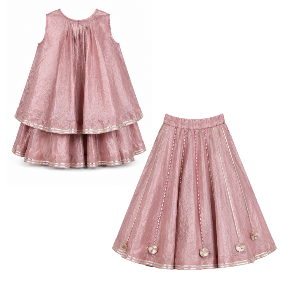 Gota waterfall lehenga