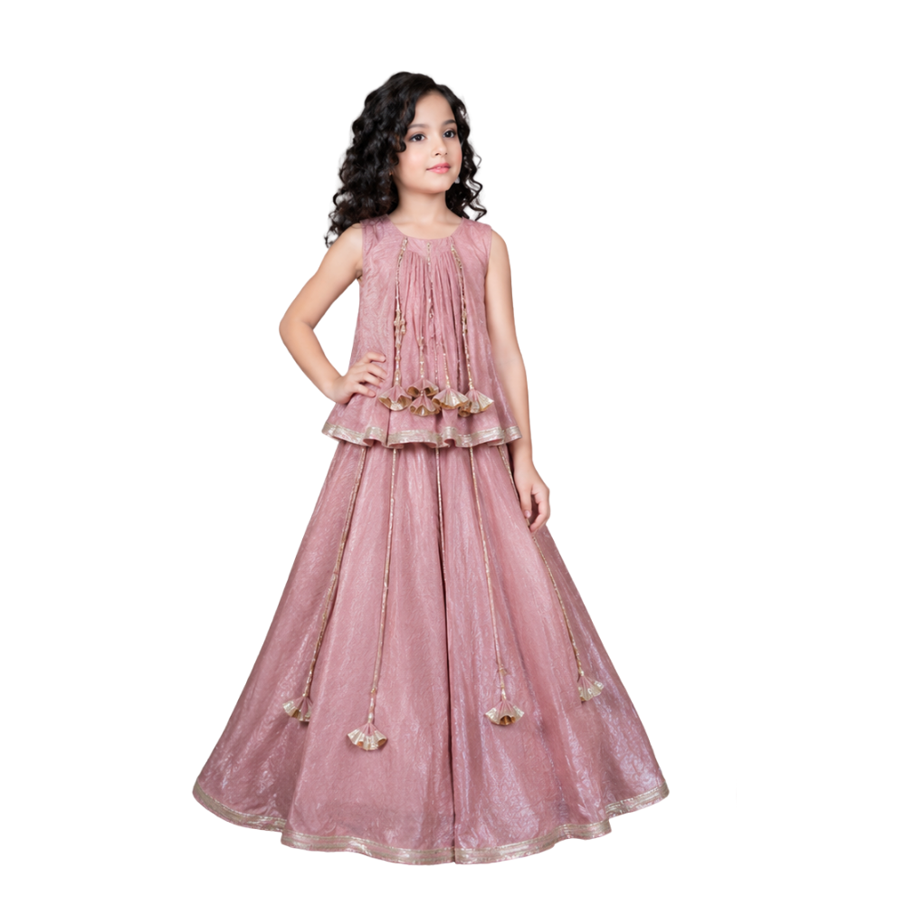 Gota waterfall lehenga