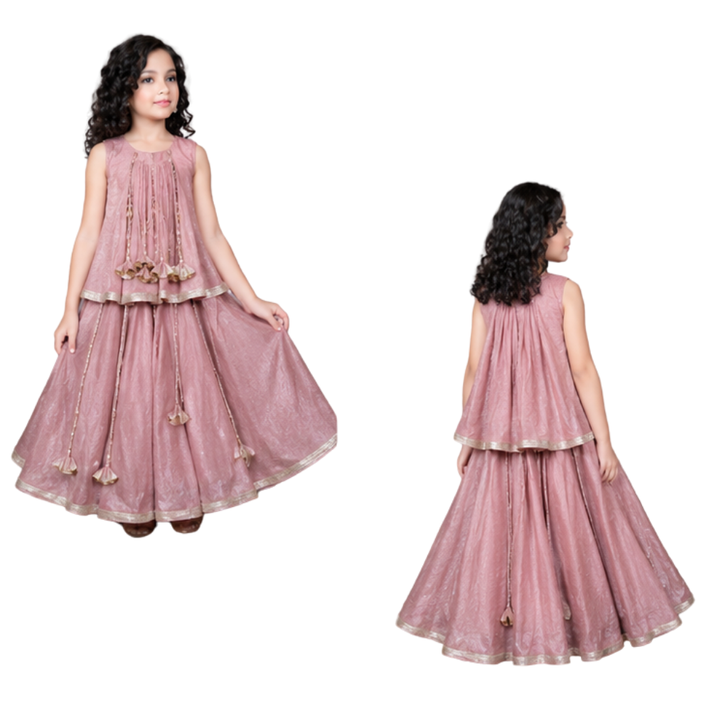 Gota waterfall lehenga