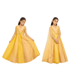 ⁠Butter Yellow Coin Lehenga