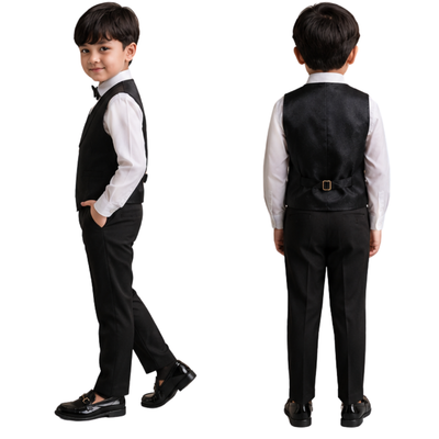 ⁠Black rage waistcoat