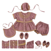 Lavender tabby 6 piece jamna set girl