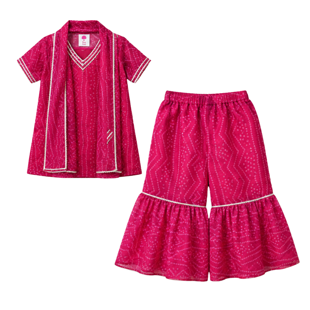 Bandhani Bliss Sharara Suit