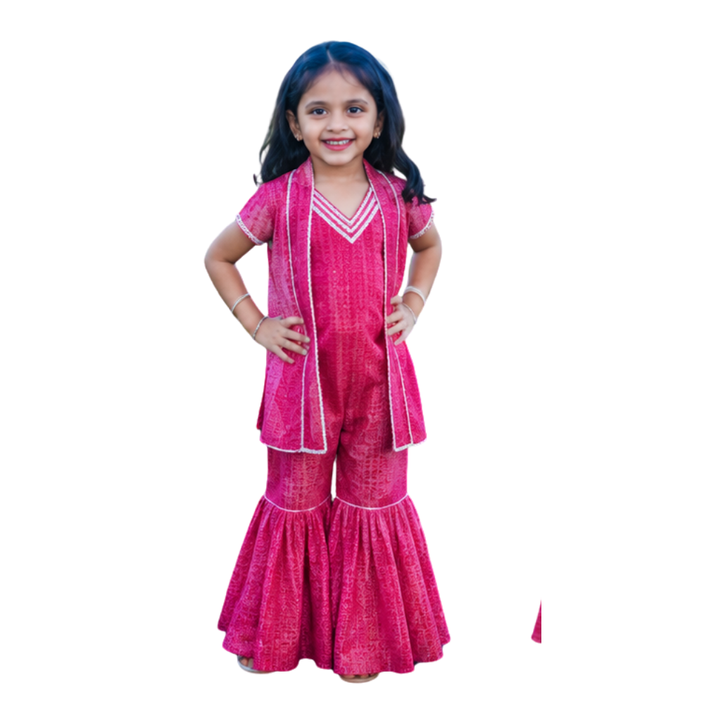 Bandhani Bliss Sharara Suit