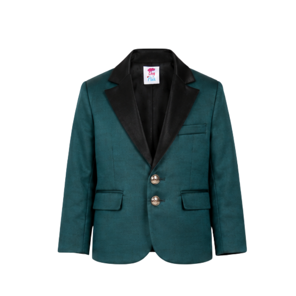 Greetings In Green Blazer