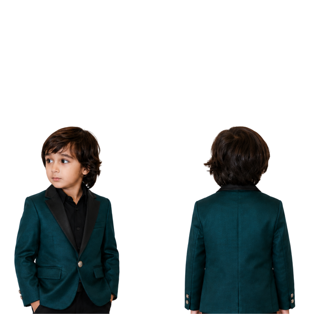 Greetings In Green Blazer