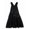 ⁠Black in power gown