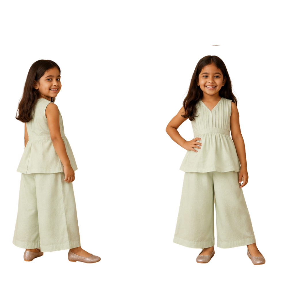 ⁠Pleats in line jumpsuit