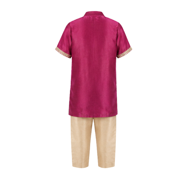 Magenta gota kurta set