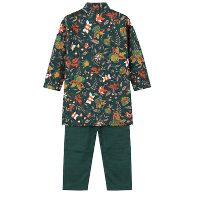 ⁠Forest kurta set