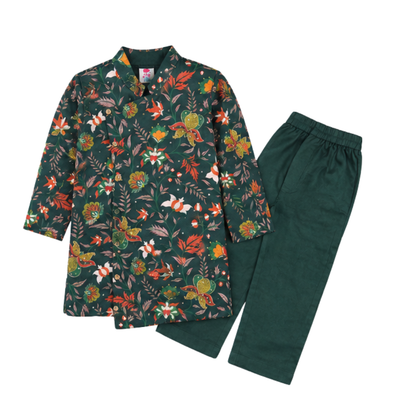 ⁠Forest kurta set