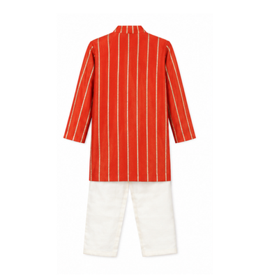 ⁠Marry me orange kurta set