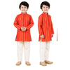⁠Marry me orange kurta set