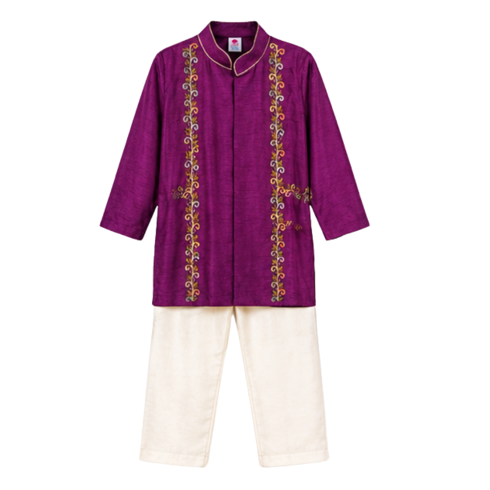 ⁠Border jamming kurta set
