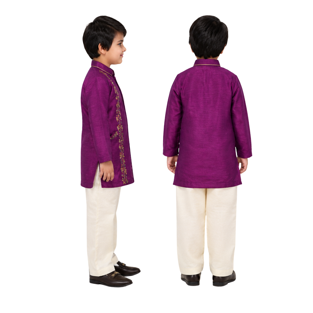 ⁠Border jamming kurta set