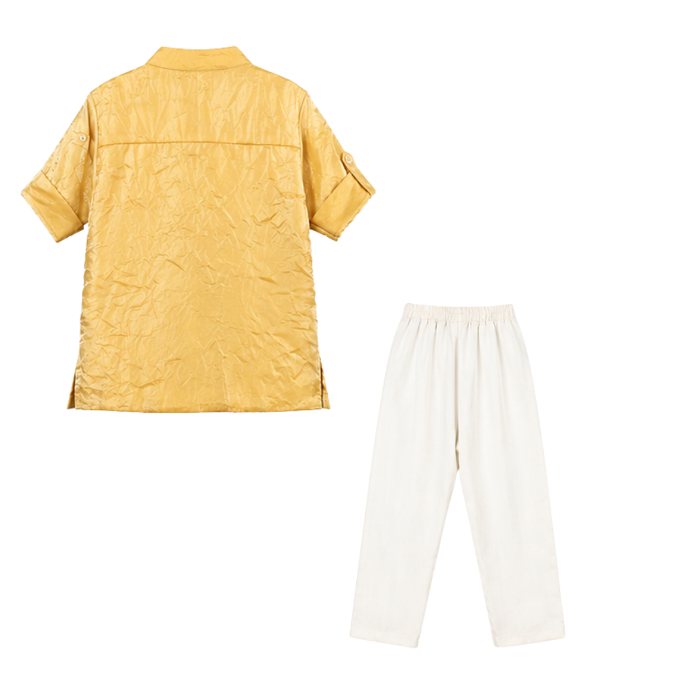 ⁠Weave in kurta set