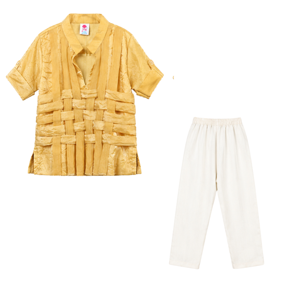 ⁠Weave in kurta set