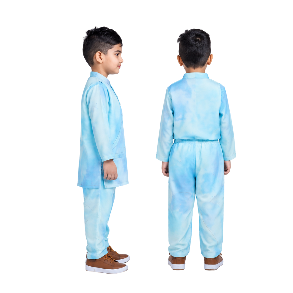 ⁠Aqua kurta set