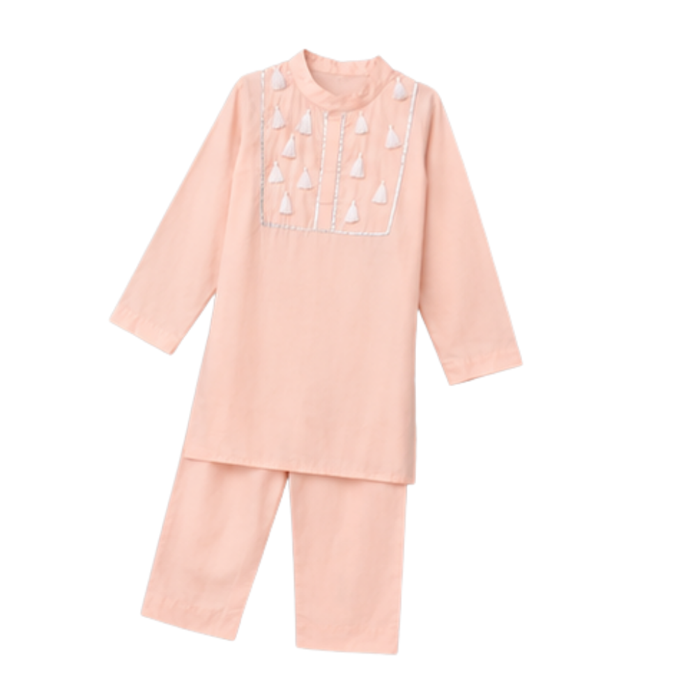 ⁠Tassel Flea Kurta Set
