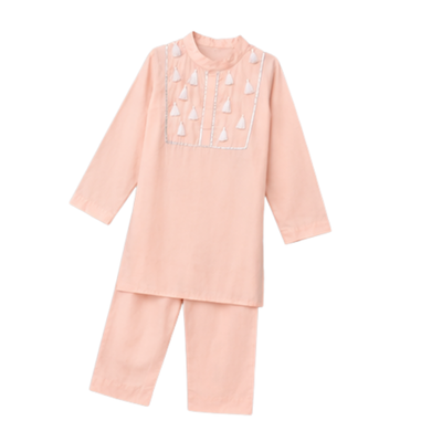 ⁠Tassel Flea Kurta Set