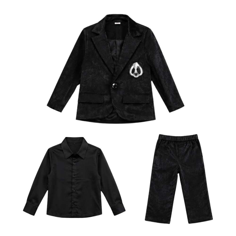 ⁠Panda tuxedo set