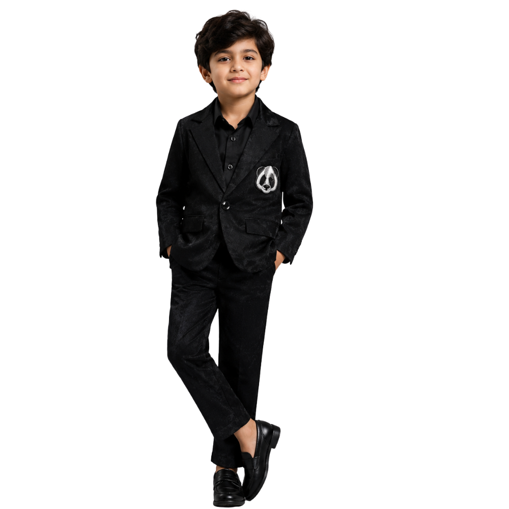 ⁠Panda tuxedo set