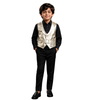 ⁠Shimmer in silver waistcoat
