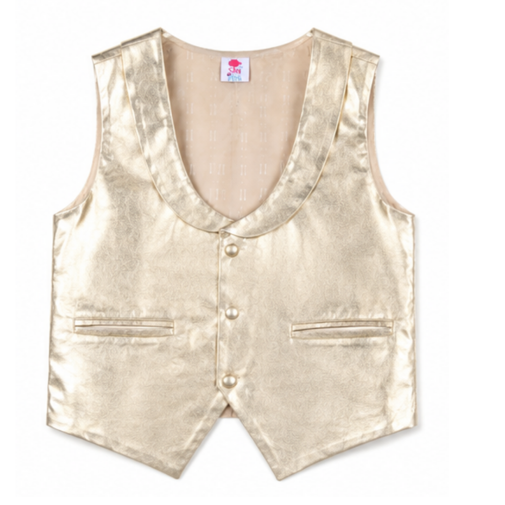 ⁠Golden giggle waistcoat
