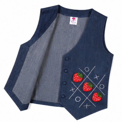 ⁠Berry criss cross waistcoat