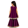 Purple Rain Kurta Sharara