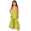 Perky Parrot Kurta Sharara
